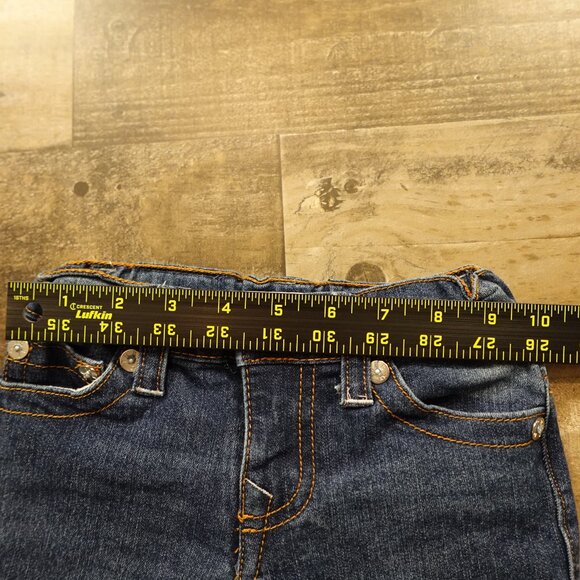 True Religion Geno Relaxed Slim Jeans Toddler Boys 2T Blue Denim Adjustable - Picture 4 of 10